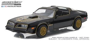 1977 Pontiac Firebird Trans Am - Starlite Black with Golden Eagle Hood (Diecast Car)