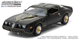 1980 Pontiac Firebird Trans Am Turbo 4.9L - Starlight Black with Golden Eagle Hood (ミニカー)