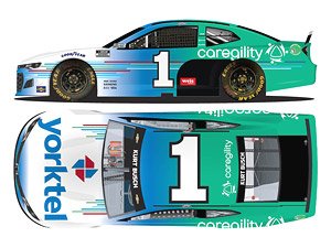 `カート・ブッシュ` #1 Caregility/Yorktel シボレー カマロ NASCAR 2021 (ミニカー)