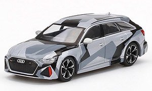 Audi RS 6 Avant Silver Digital Camouflage (China Limited) (Diecast Car)