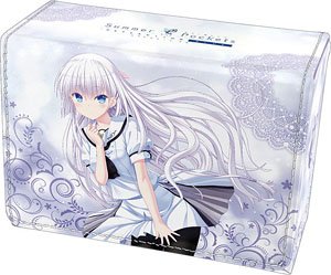 合皮製デッキケースW Summer Pockets REFLECTION BLUE 「鳴瀬しろは」 (カードサプライ)