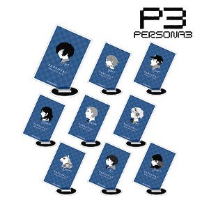 Persona 3 Trading Battle Icon Acrylic Stand (Set of 9) (Anime Toy)