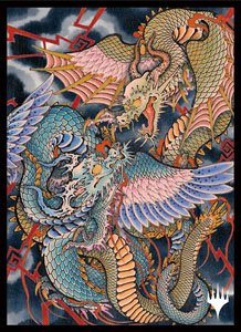 Magic: The Gathering Players Card Sleeve [Strixhaven: School of Mages] Japanese Painting Mystical Archive [Crux of Fate] (MTGS-160) (Card Sleeve)