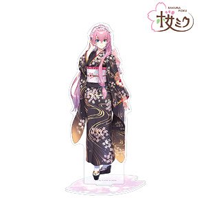 Sakura Miku [Especially Illustrated] Megurine Luka Art by Shirabi Big Acrylic Stand (Anime Toy)