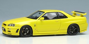 Nissan Skyline GT-R (BNR34) Nismo S-tune Lightning Yellow (Diecast Car)