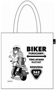 Yurucamp Rootote Collabo Biker Tote Bag Ayano (Anime Toy)