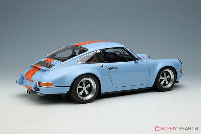 Singer 911 (964) Coupe ガルフブルー (オレンジストライプ) (ミニカー) 商品画像3