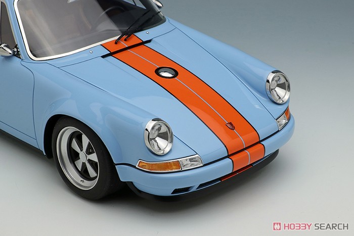 Singer 911 (964) Coupe ガルフブルー (オレンジストライプ) (ミニカー) 商品画像4