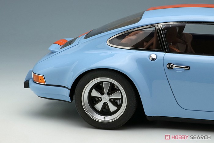 Singer 911 (964) Coupe ガルフブルー (オレンジストライプ) (ミニカー) 商品画像8