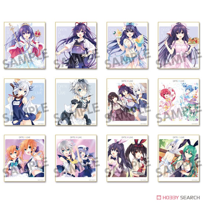 Date A Live Original Ver. Trading Mini Colored Paper Vol.5 (Set of 12)  (Anime Toy) - HobbySearch Anime Goods Store