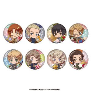 Hetalia: World Stars Trading Can Badge [Chara-Dolce] (Set of 8) (Anime Toy)