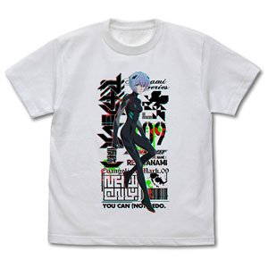 Evangelion Rei Ayanami [Tentative Name] Full Color T-Shirt White XL (Anime Toy)