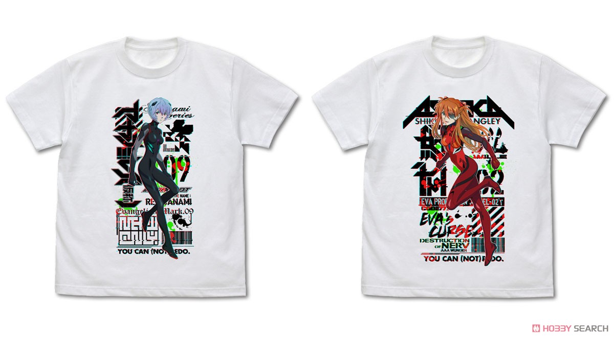 Evangelion Asuka Langley Shikinami Full Color T-Shirt White M (Anime Toy) Other picture1