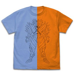 Dragon Quest: The Adventure of Dai Flazzard Switching T-Shirt Sax x Orange L (Anime Toy)