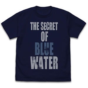 Nadia: The Secret of Blue Water T-Shirt Navy S (Anime Toy)