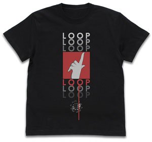 Higurashi When They Cry: Sotsu Satoko Loop T-Shirt Black S (Anime Toy)