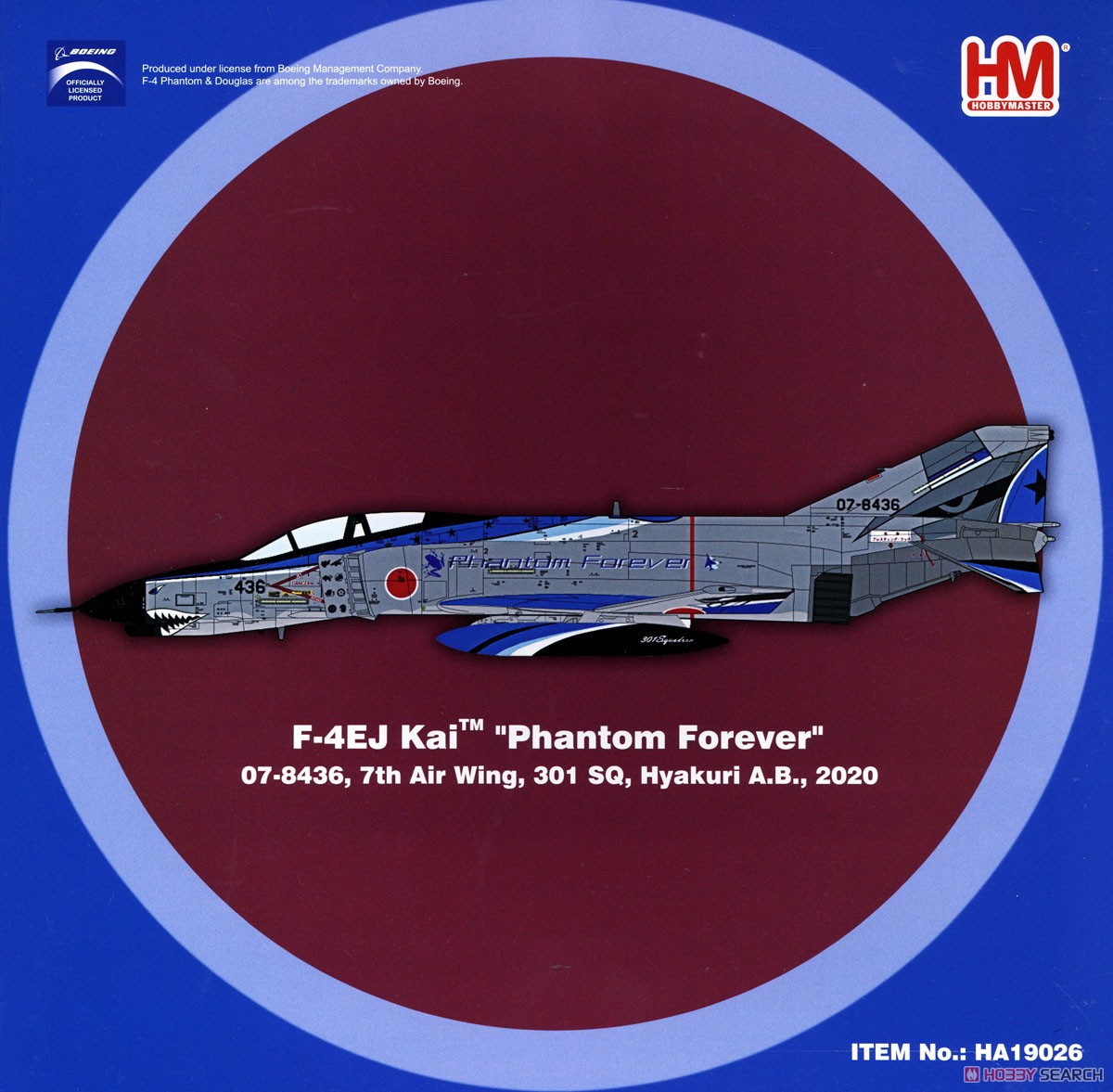 航空自衛隊 F-4EJ改 ファントム II 301飛行隊 2020年記念塗装 `ファントム・フォーエバー` (完成品飛行機) パッケージ1