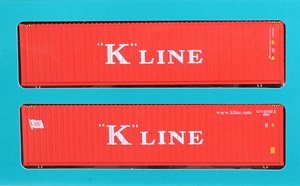 16番(HO) 40ftハイキューブ KLINE (2個入り) (鉄道模型)