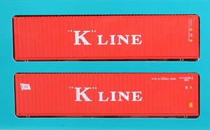 1/80(HO) 40ft High Cube KLINE (2 Pieces) (Model Train)