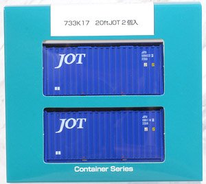 1/80(HO) 20ft 22B0 JOT Type 2 Container (2 Pieces) (Model Train)