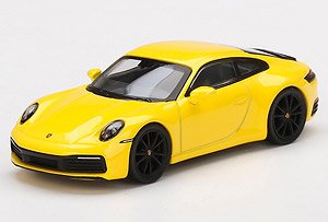 Porsche 911(992) Carrera 4S Racing Yellow (RHD) (Diecast Car)