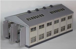 1/80(HO) HO Gauge Size No painting required, Can be extended, Train Depot Kit (Unassembled Kit) (Model Train)
