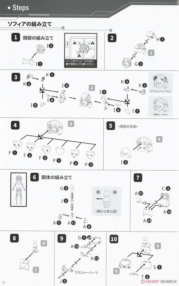 Dragondress ソフィア DX ver.1.1 (組立キット) 設計図1