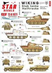 WWII 独 ヴァーキング＃2 第5SS装甲師団所属のパンターD/A型とSd.Kfz.251D型ハーフトラック (プラモデル)