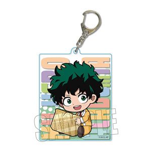Gyugyutto A Little Big Acrylic Key Ring My Hero Academia School Festival Ver. Izuku Midoriya (Anime Toy)
