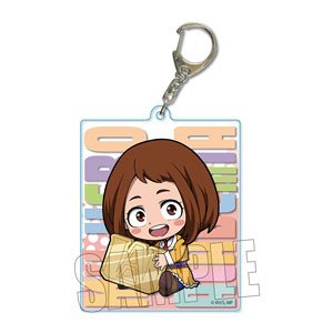 Gyugyutto A Little Big Acrylic Key Ring My Hero Academia School Festival Ver. Ochaco Uraraka (Anime Toy)
