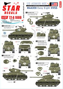 WWII 米軍AFV特集＃1 M4A3E8イージエイトHVSS 欧州1944～45 (プラモデル)
