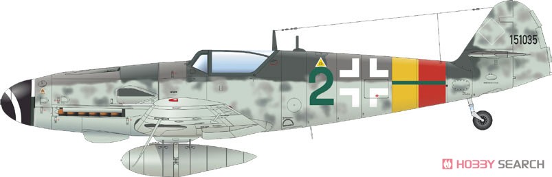 BF109G-10/G-14/AS Wilde Sau Dual Combo Limited Edition (Plastic model) Color6