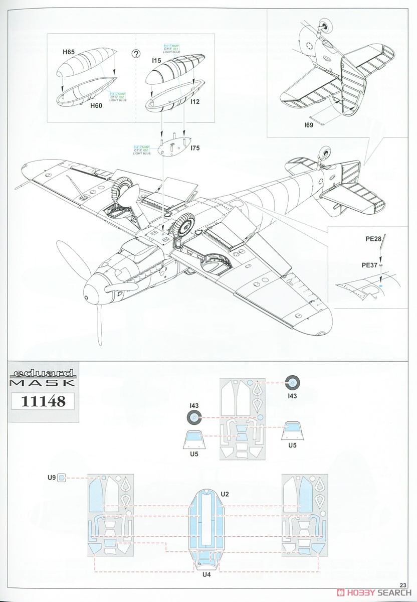BF109G-10/G-14/AS Wilde Sau Dual Combo Limited Edition (Plastic model) Assembly guide16