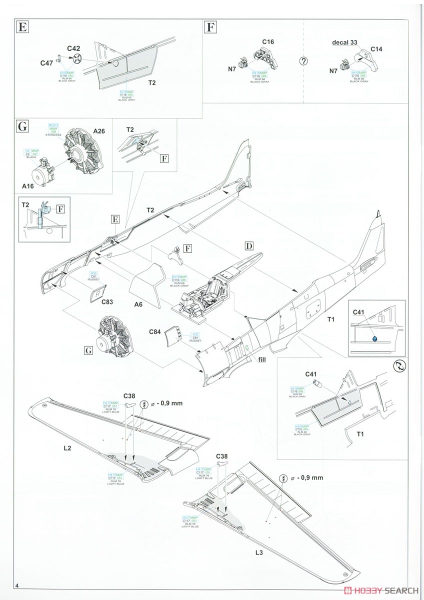 Fw190A-8/R2 Weekend Edition (Plastic model) Assembly guide2