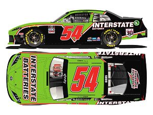 Ty Gibbs #54 Interstate Batteries Throwback Toyota Supra NASCAR Xfinity 2021 (Hood Open Series) (Diecast Car)