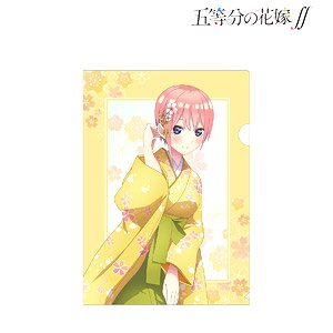 TVアニメ『五等分の花嫁∬』 描き下ろしイラスト 一花 桜和装ver. クリアファイル (キャラクターグッズ)