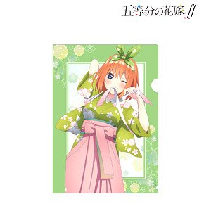 TVアニメ『五等分の花嫁∬』 描き下ろしイラスト 四葉 桜和装ver. クリアファイル (キャラクターグッズ)