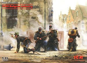 WWI ベルギー歩兵 (プラモデル)