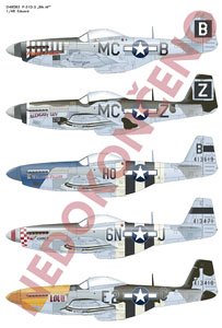P-51D-5 「第8空軍」 デカール (エデュアルド用) (デカール)