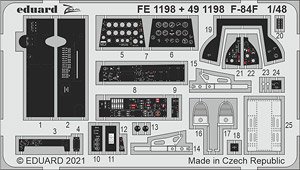 F-84F ズーム エッチングパーツ (キネティック用) (プラモデル)