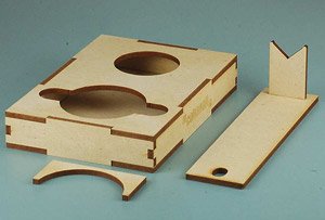 ピグメントと塗料皿のホルダー (筆置き付き) (工具)