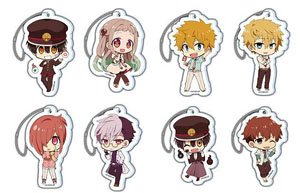 Toilet-Bound Hanako-kun Puchichoko Trading Acrylic Key Ring (Set of 8) (Anime Toy)