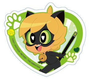 Miraculous: Tales of Ladybug & Cat Noir Acrylic Badge Chibi Cat Noir B  (Anime Toy) - HobbySearch Anime Goods Store