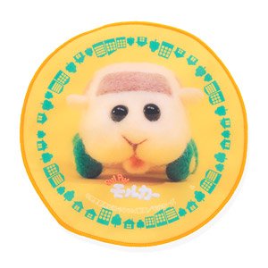 Pui Pui Molcar Round Mini Towel Shiromo (Anime Toy)