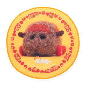 Pui Pui Molcar Round Mini Towel Teddy (Anime Toy)