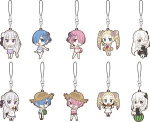 [Re: Life in a Different World from Zero] Rubber Strap Collection Summer Vol.2 (Set of 10) (Anime Toy)