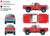 1976 Chevrolet Scottsdale 4x4 - `Fire Truck` - Bright Red (Diecast Car) Other picture1