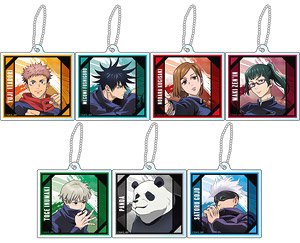 TV Animation [Jujutsu Kaisen] Acrylic Key Ring [Especially Illustrated] Ver. (Set of 7) (Anime Toy)