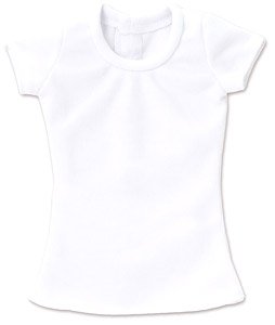 AZO2 Simple T-shirt II (White) (Fashion Doll)