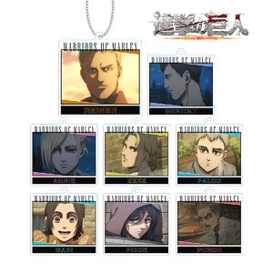 Attack on Titan Trading Marley`s Soldiers Acrylic Key Ring (Set of 8) (Anime Toy)